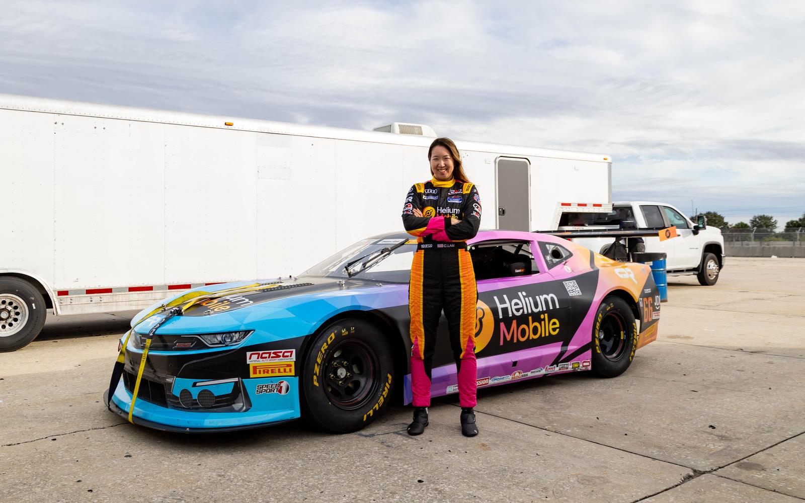 Christina Lam Commits to Full 2026 Trans Am National Championship Season with Helium Mobile and TRB Autosport